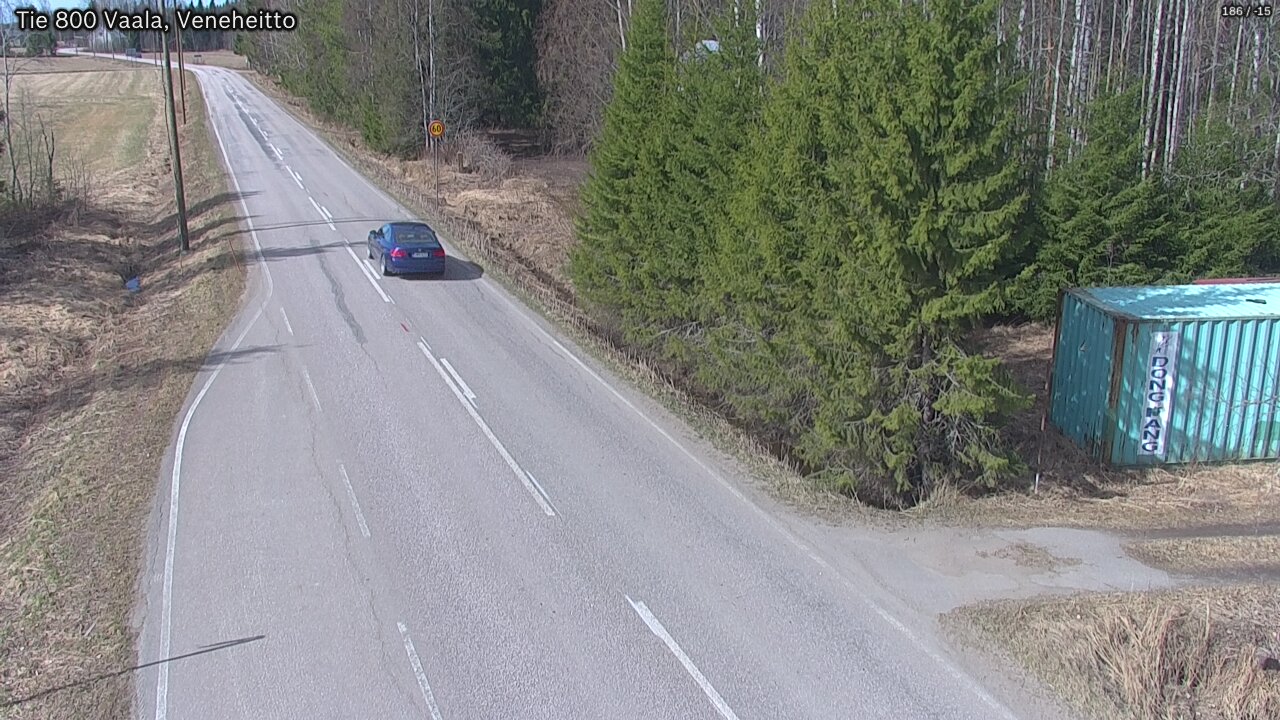 Kelikamerat Kuva Tie 800 Vaala, Veneheitto, Vaala, Pohjois-Pohjanmaa
