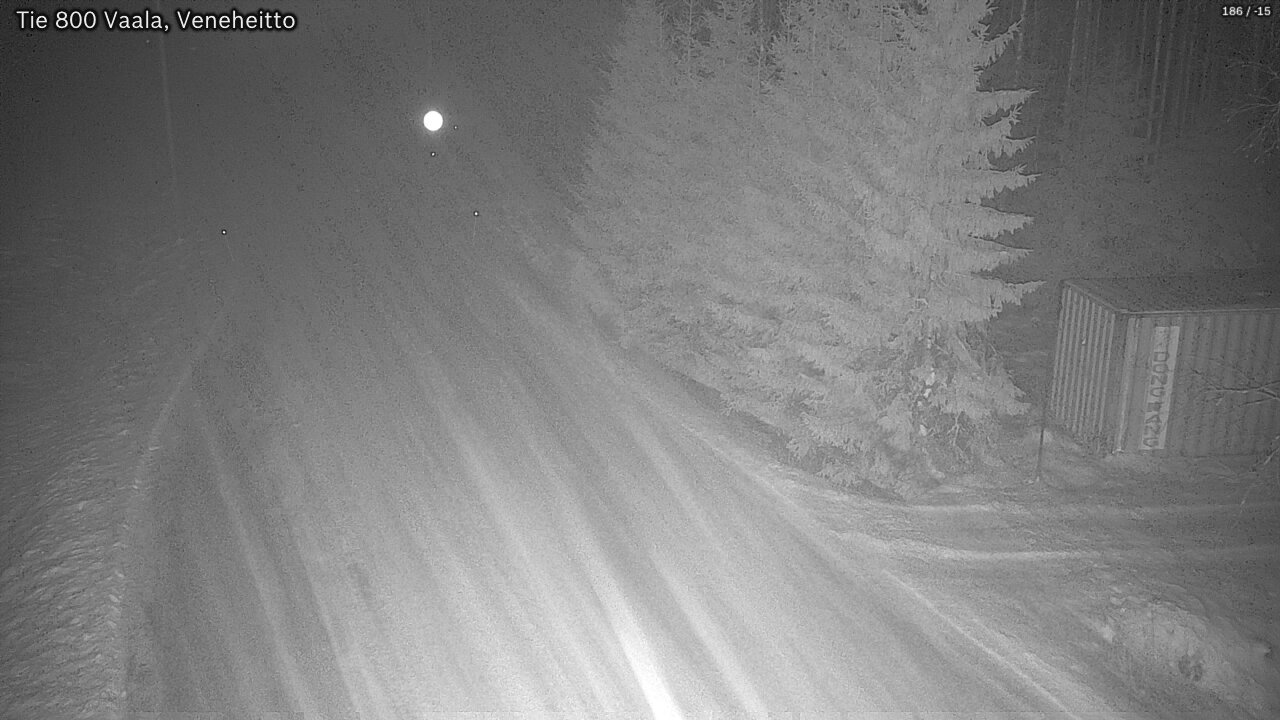 Weather Camera Image Väg 800 Vaala, Veneheitto, Vaala, Pohjois-Pohjanmaa