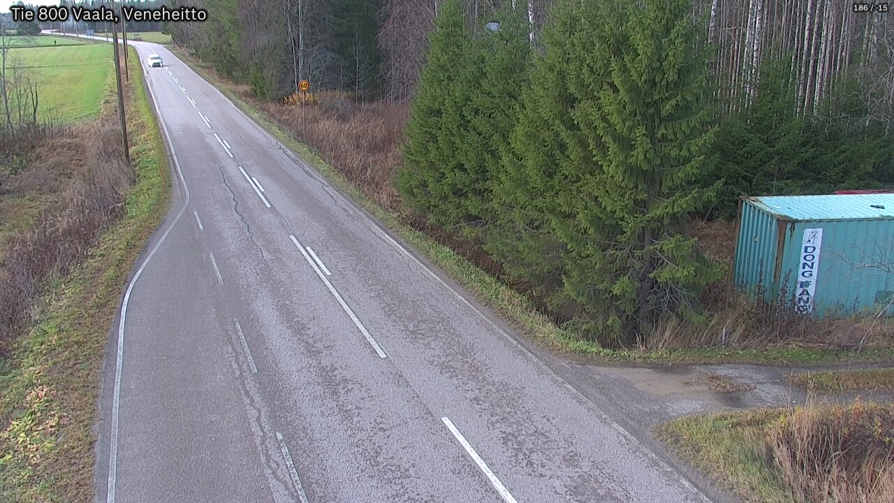 Kelikamerat Kuva Tie 800 Vaala, Veneheitto, Vaala, Pohjois-Pohjanmaa