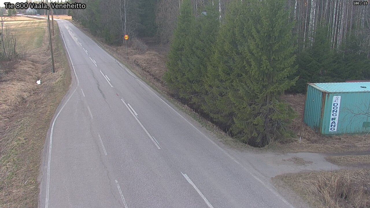 Kelikamerat Kuva Tie 800 Vaala, Veneheitto, Vaala, Pohjois-Pohjanmaa