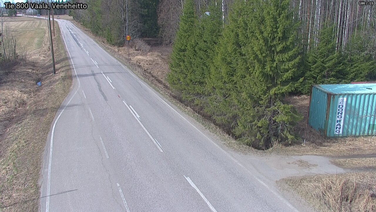 Kelikamerat Kuva Tie 800 Vaala, Veneheitto, Vaala, Pohjois-Pohjanmaa
