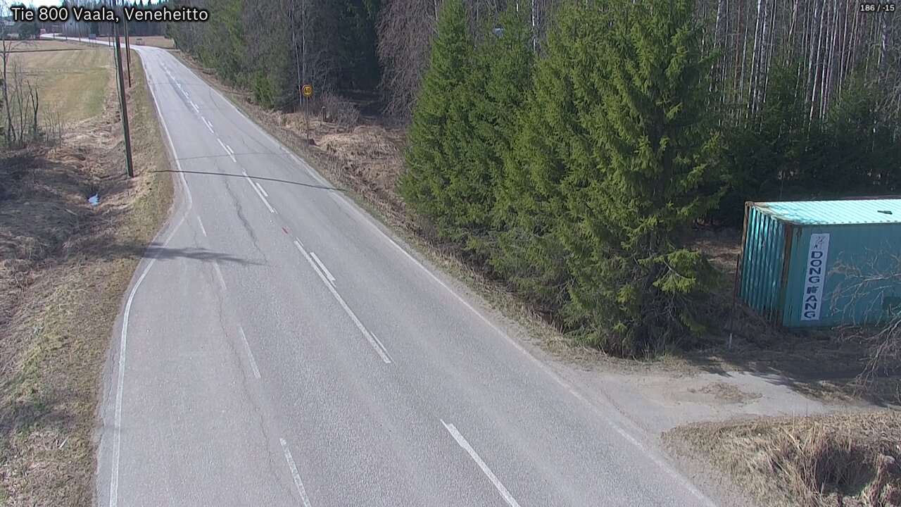 Kelikamerat Kuva Tie 800 Vaala, Veneheitto, Vaala, Pohjois-Pohjanmaa