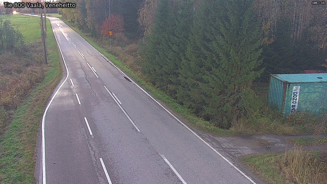 Kelikamerat Kuva Tie 800 Vaala, Veneheitto, Vaala, Pohjois-Pohjanmaa