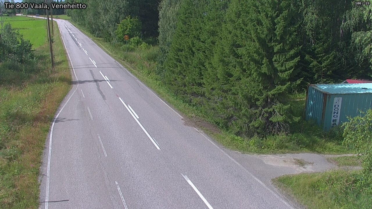 Kelikamerat Kuva Tie 800 Vaala, Veneheitto, Vaala, Pohjois-Pohjanmaa