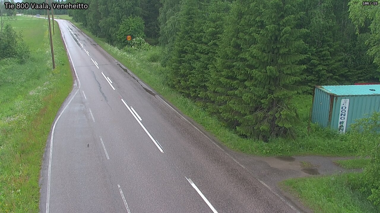 Kelikamerat Kuva Tie 800 Vaala, Veneheitto, Vaala, Pohjois-Pohjanmaa