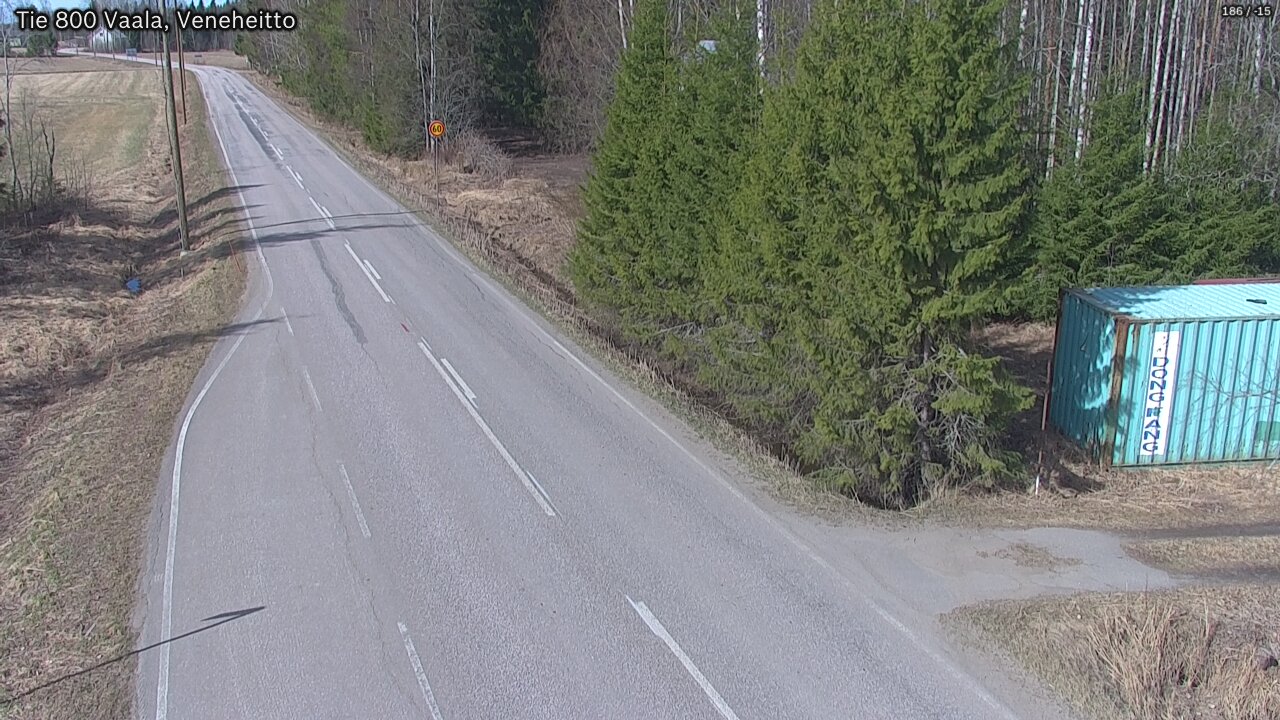 Kelikamerat Kuva Tie 800 Vaala, Veneheitto, Vaala, Pohjois-Pohjanmaa