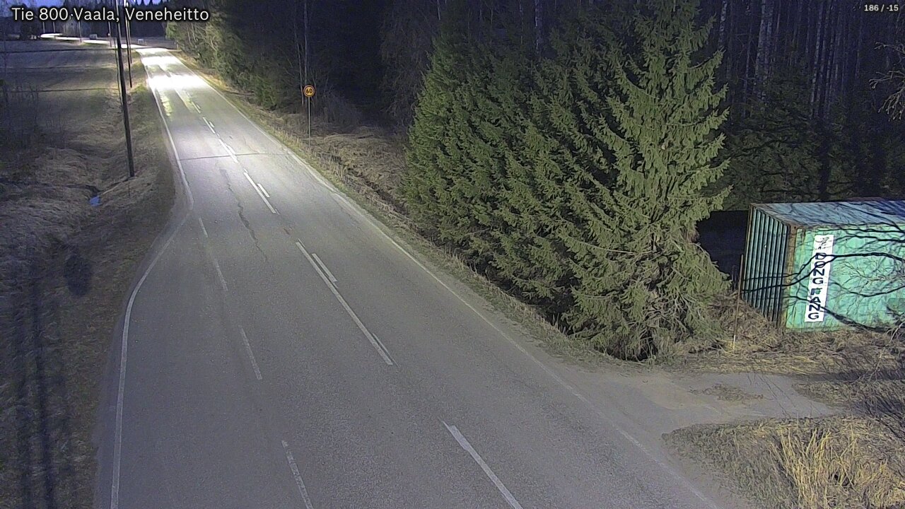 Kelikamerat Kuva Tie 800 Vaala, Veneheitto, Vaala, Pohjois-Pohjanmaa