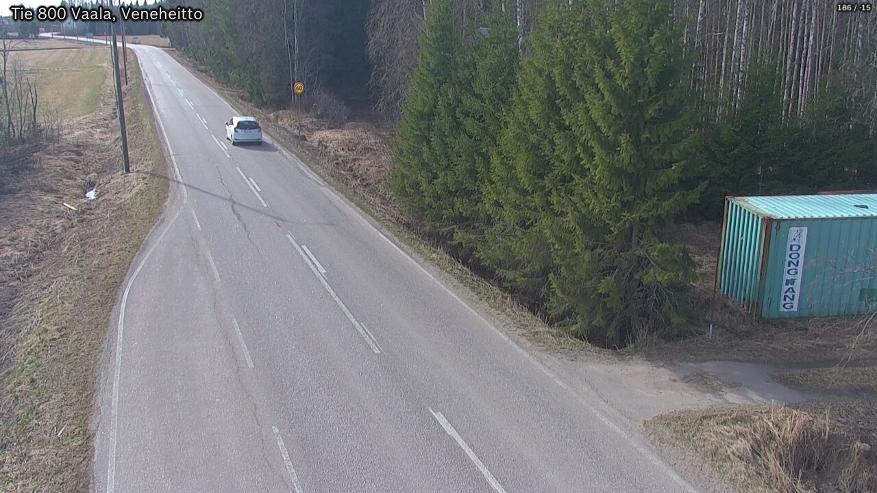 Kelikamerat Kuva Tie 800 Vaala, Veneheitto, Vaala, Pohjois-Pohjanmaa