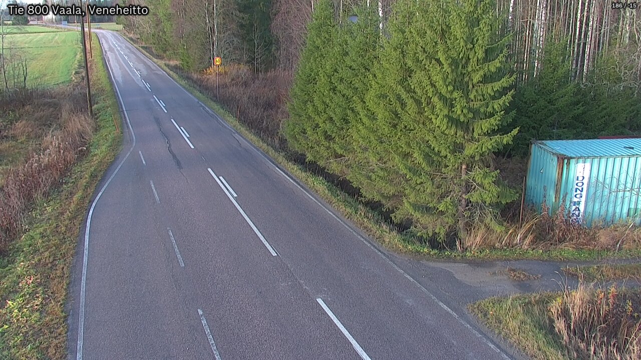 Kelikamerat Kuva Tie 800 Vaala, Veneheitto, Vaala, Pohjois-Pohjanmaa