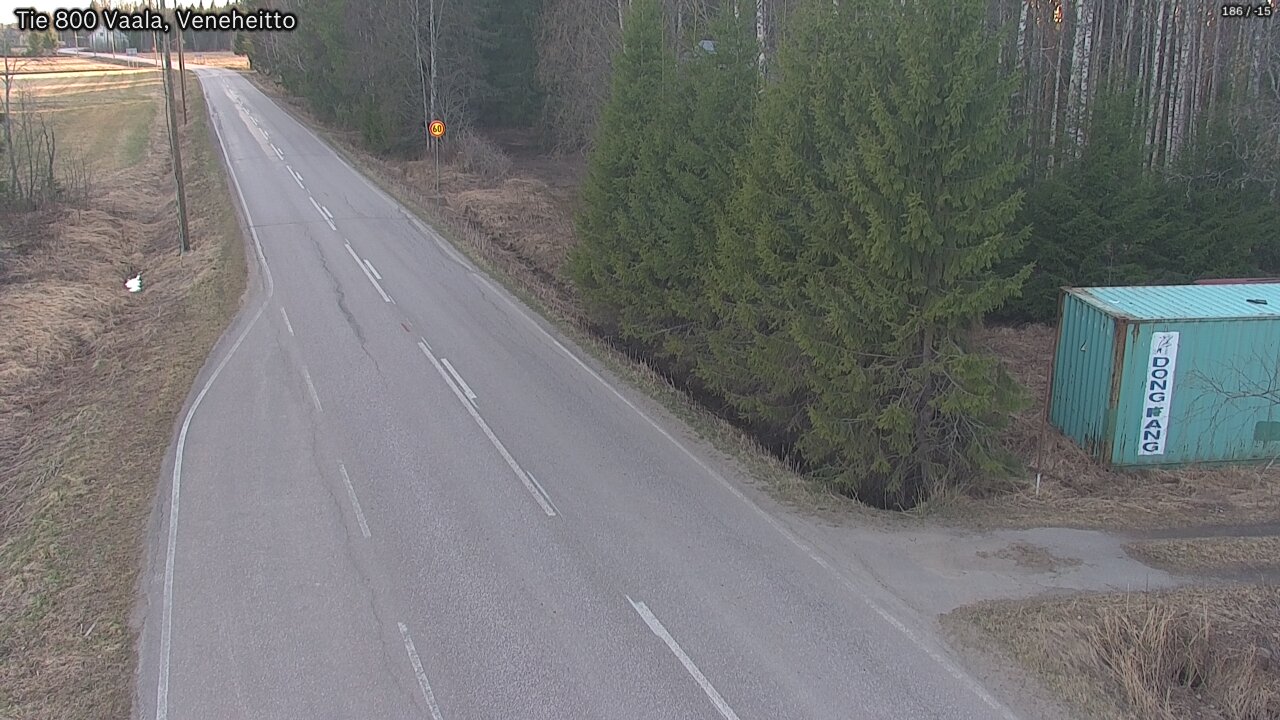 Kelikamerat Kuva Tie 800 Vaala, Veneheitto, Vaala, Pohjois-Pohjanmaa