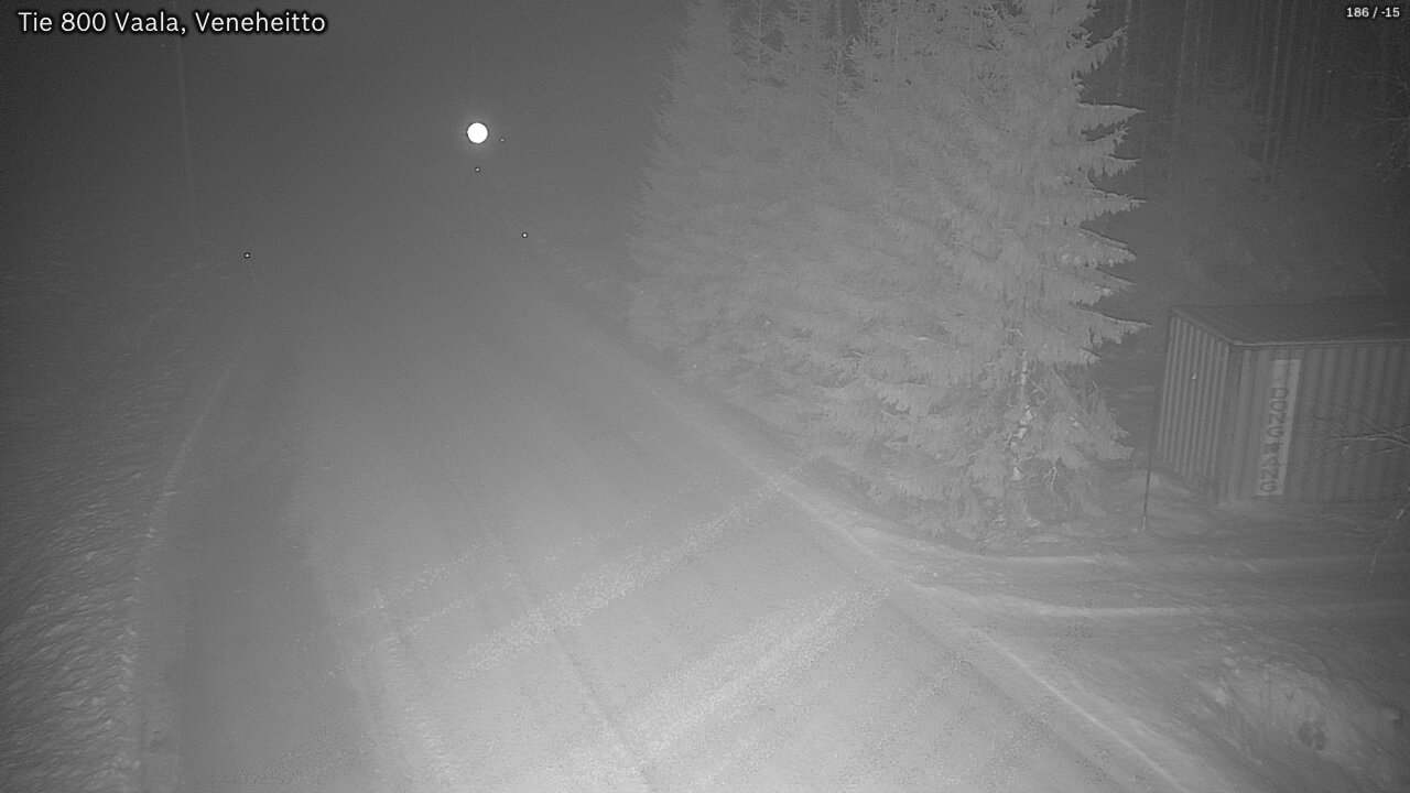 Weather Camera Image Väg 800 Vaala, Veneheitto, Vaala, Pohjois-Pohjanmaa