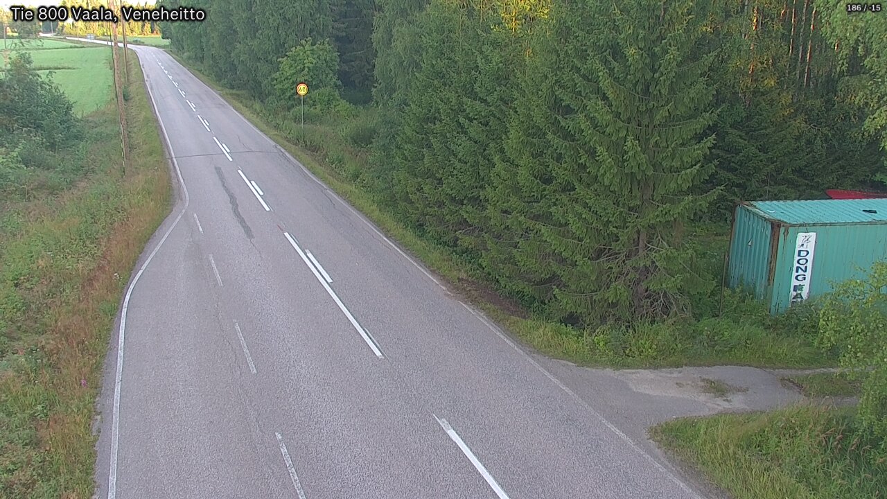 Kelikamerat Kuva Tie 800 Vaala, Veneheitto, Vaala, Pohjois-Pohjanmaa