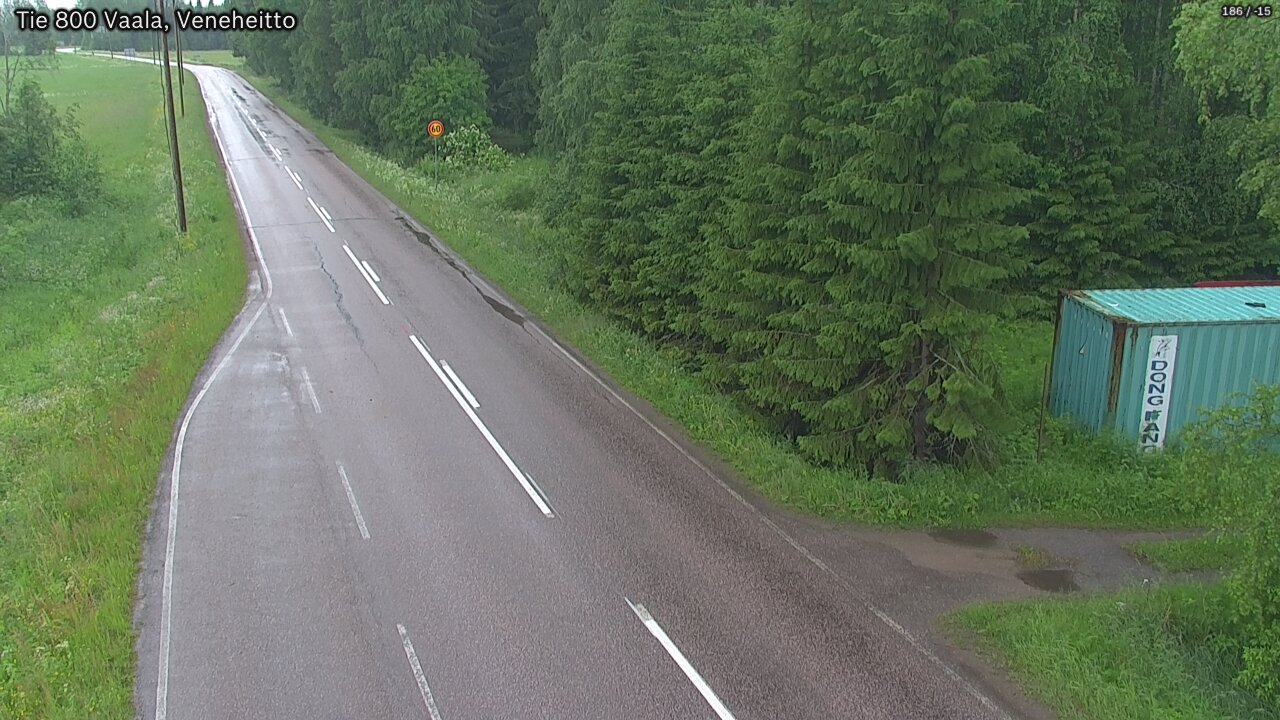Kelikamerat Kuva Tie 800 Vaala, Veneheitto, Vaala, Pohjois-Pohjanmaa