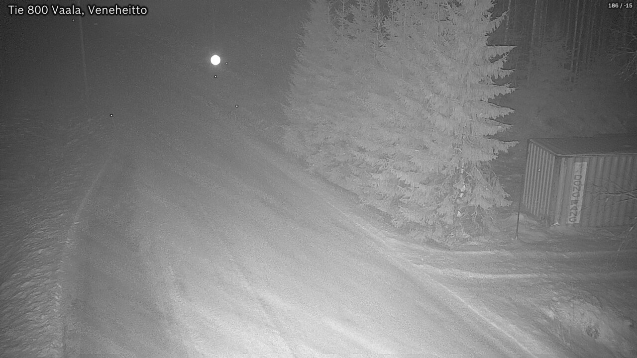 Weather Camera Image Väg 800 Vaala, Veneheitto, Vaala, Pohjois-Pohjanmaa