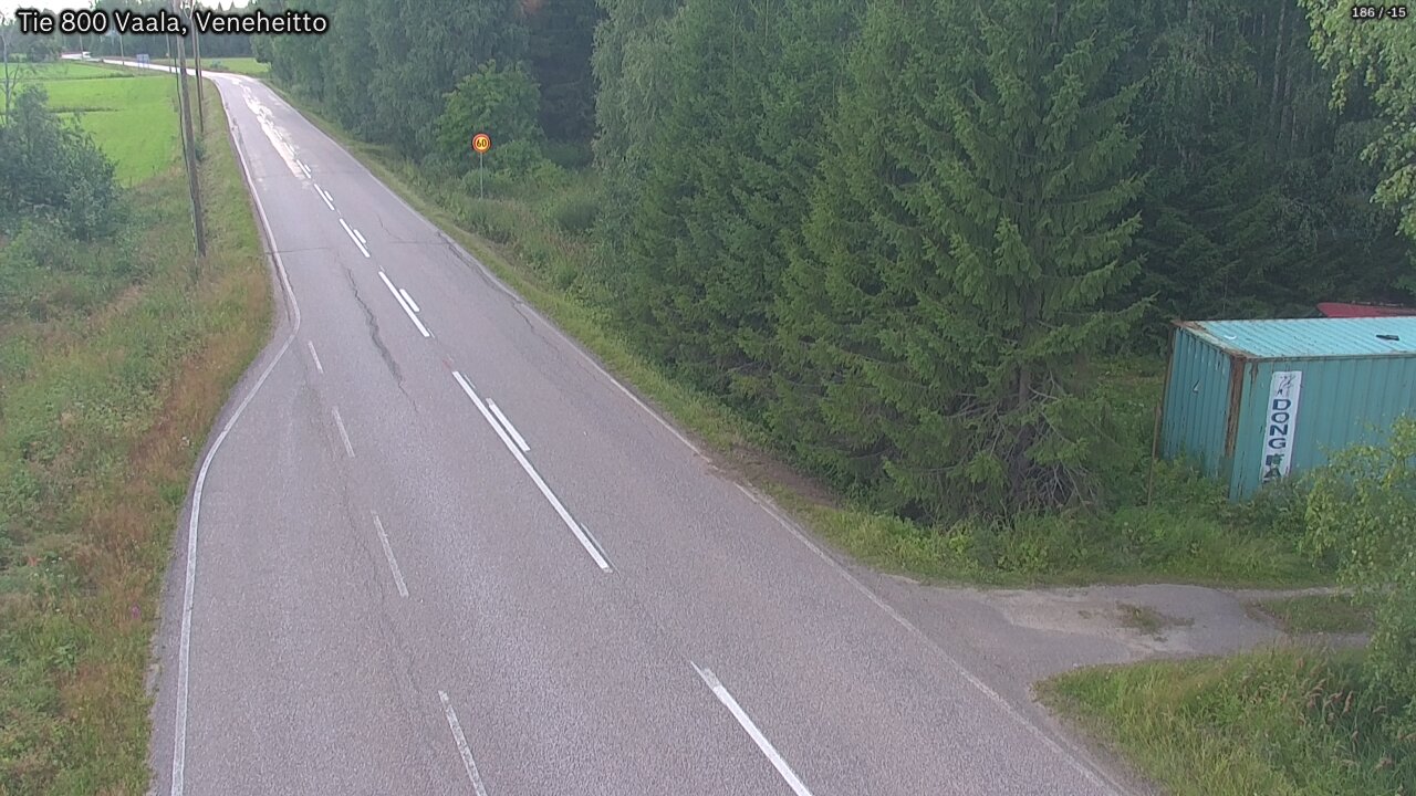 Kelikamerat Kuva Tie 800 Vaala, Veneheitto, Vaala, Pohjois-Pohjanmaa