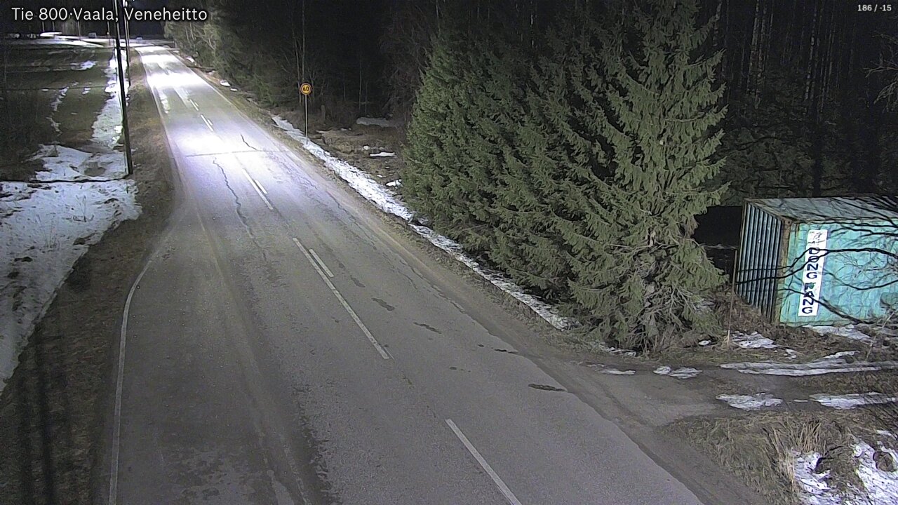 Kelikamerat Kuva Tie 800 Vaala, Veneheitto, Vaala, Pohjois-Pohjanmaa