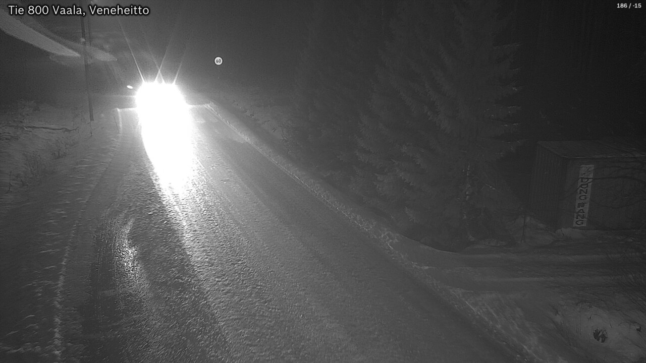 Weather Camera Image Väg 800 Vaala, Veneheitto, Vaala, Pohjois-Pohjanmaa