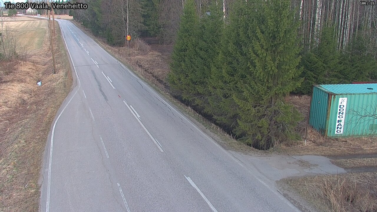 Kelikamerat Kuva Tie 800 Vaala, Veneheitto, Vaala, Pohjois-Pohjanmaa