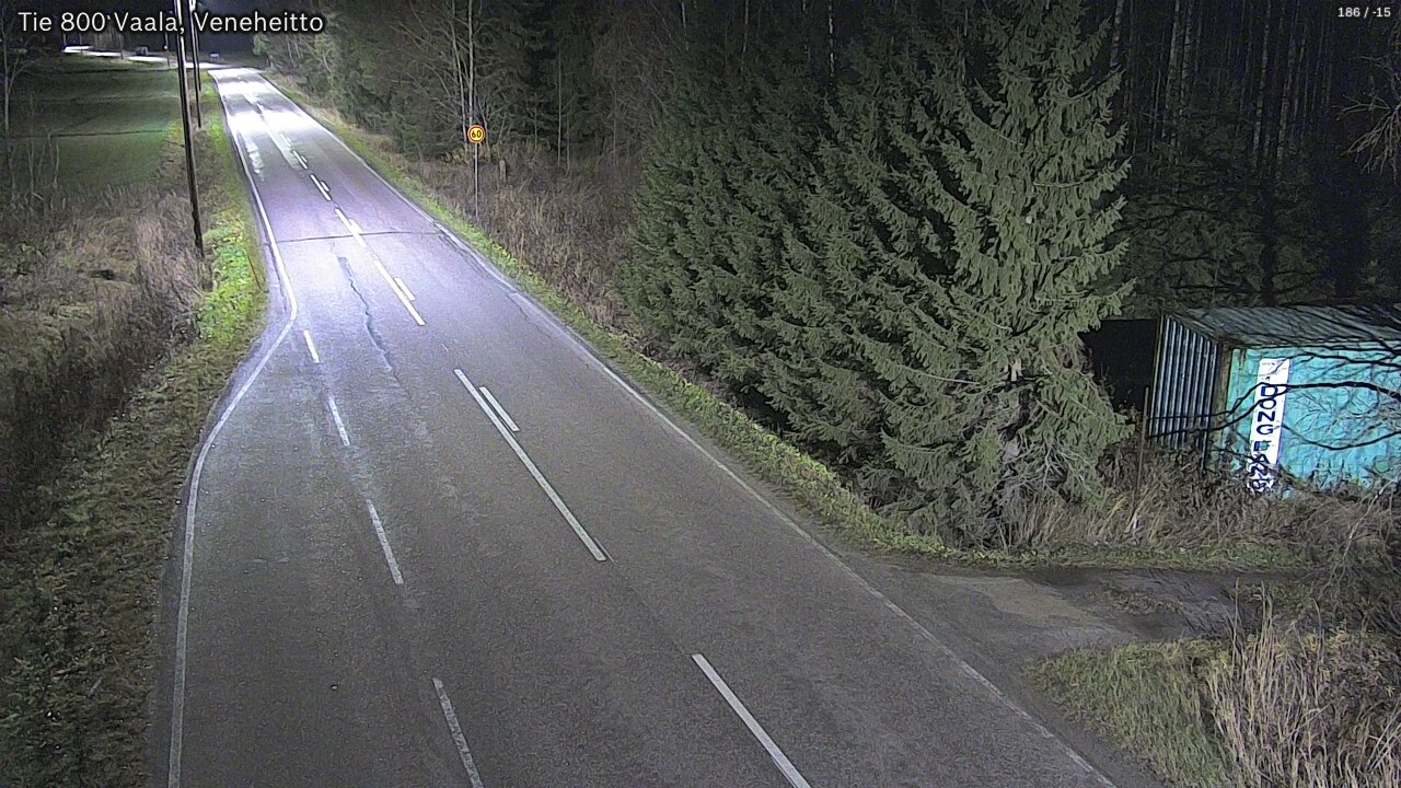 Kelikamerat Kuva Tie 800 Vaala, Veneheitto, Vaala, Pohjois-Pohjanmaa