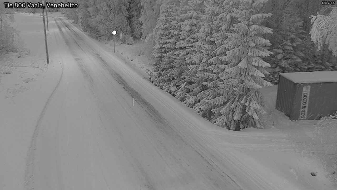 Kelikamerat Kuva Tie 800 Vaala, Veneheitto, Vaala, Pohjois-Pohjanmaa