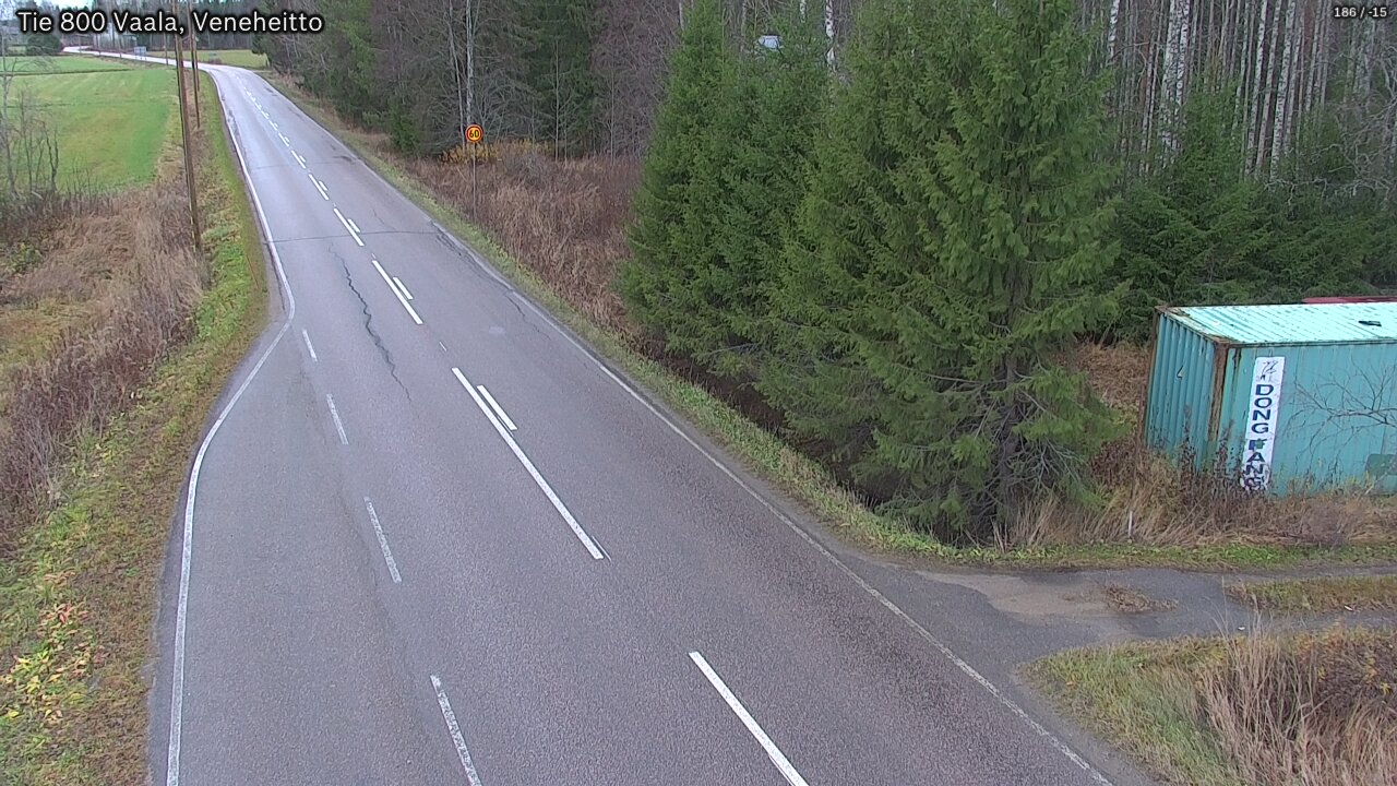 Kelikamerat Kuva Tie 800 Vaala, Veneheitto, Vaala, Pohjois-Pohjanmaa