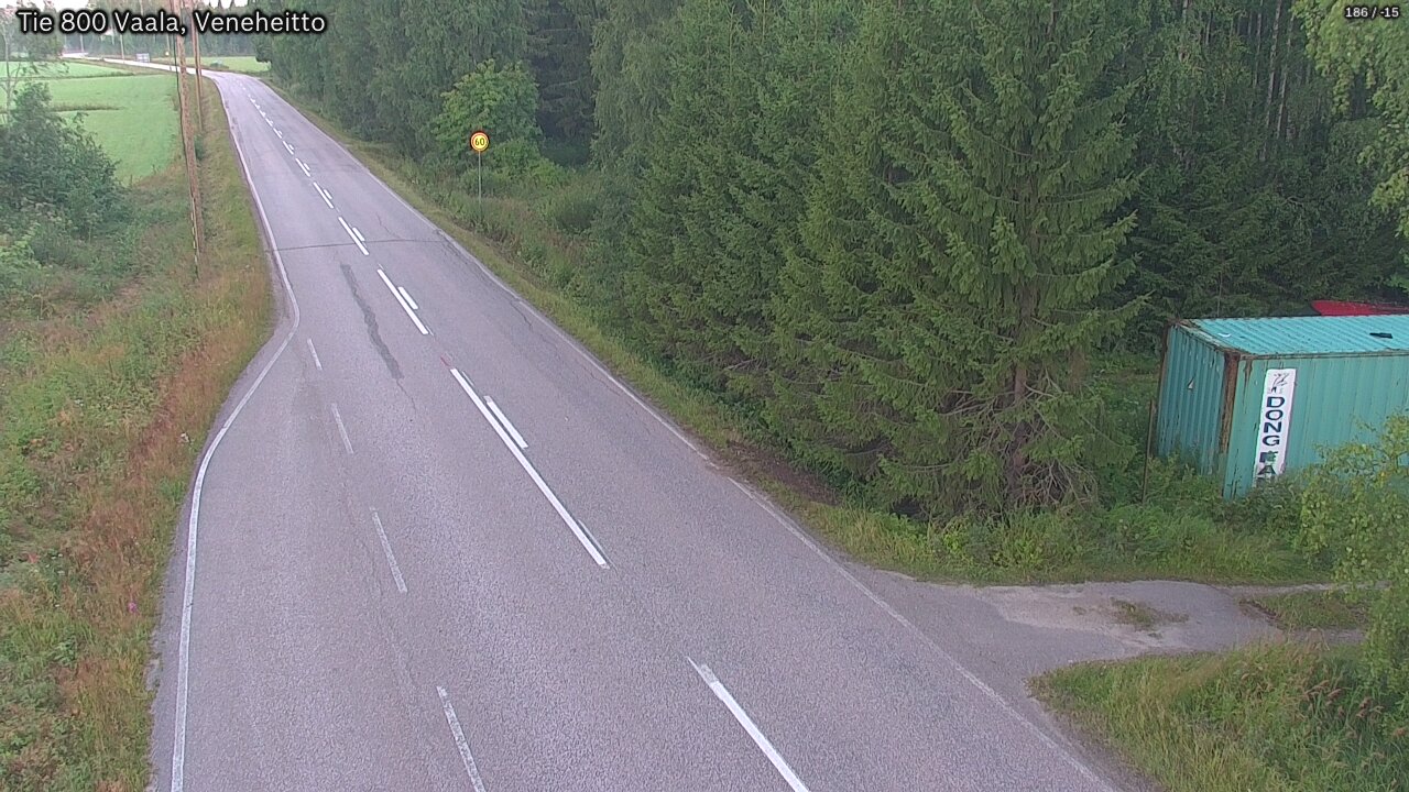 Kelikamerat Kuva Tie 800 Vaala, Veneheitto, Vaala, Pohjois-Pohjanmaa