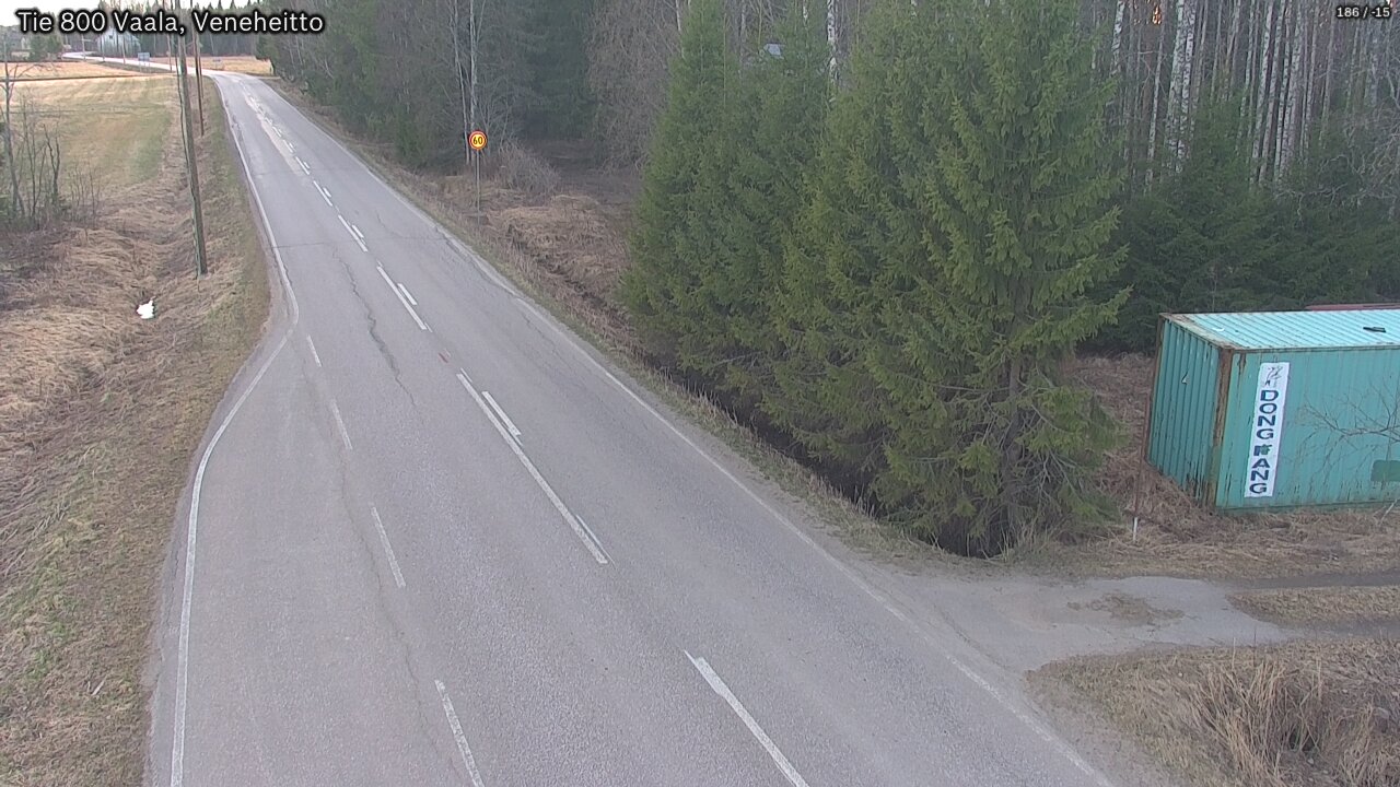 Kelikamerat Kuva Tie 800 Vaala, Veneheitto, Vaala, Pohjois-Pohjanmaa