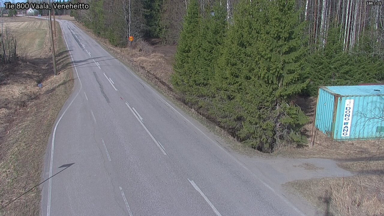 Kelikamerat Kuva Tie 800 Vaala, Veneheitto, Vaala, Pohjois-Pohjanmaa