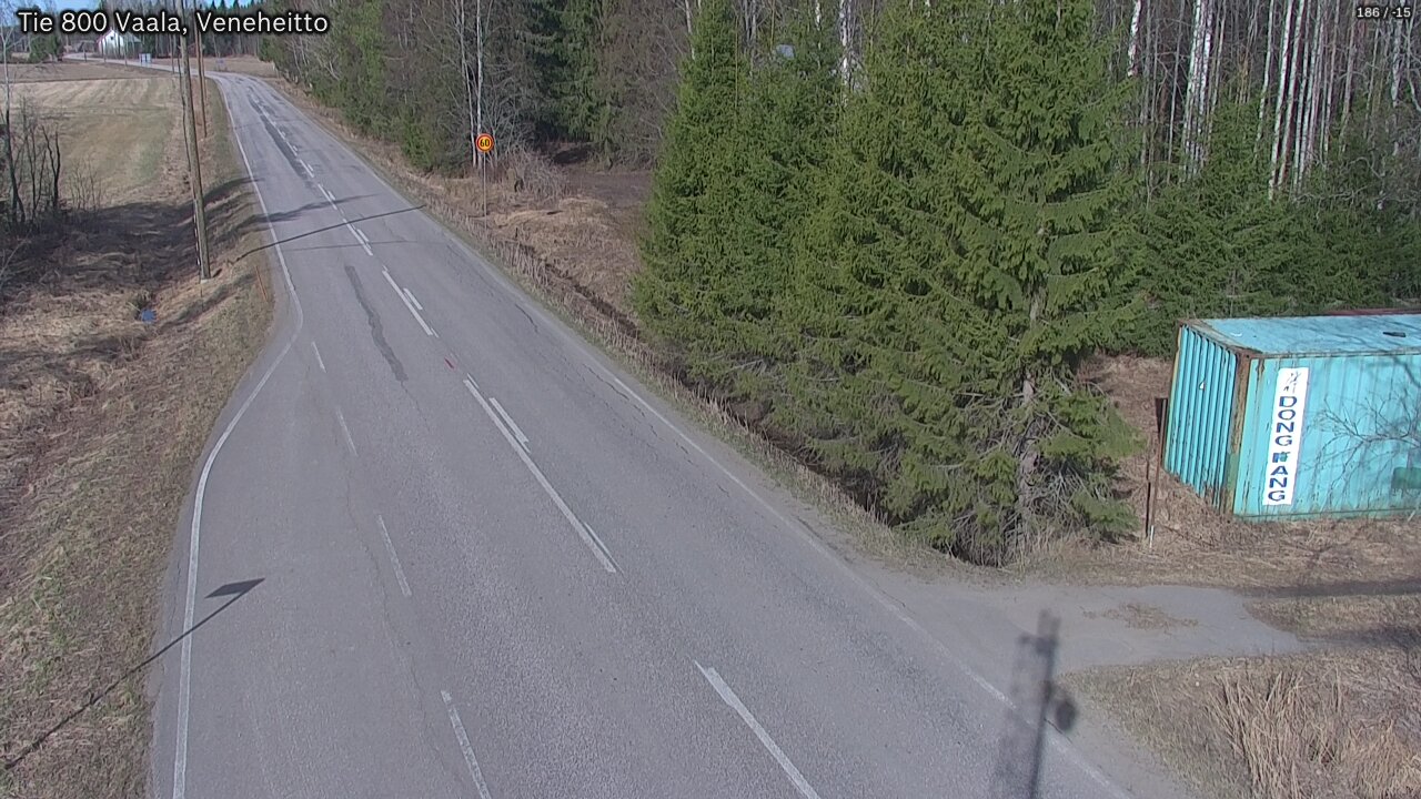 Kelikamerat Kuva Tie 800 Vaala, Veneheitto, Vaala, Pohjois-Pohjanmaa