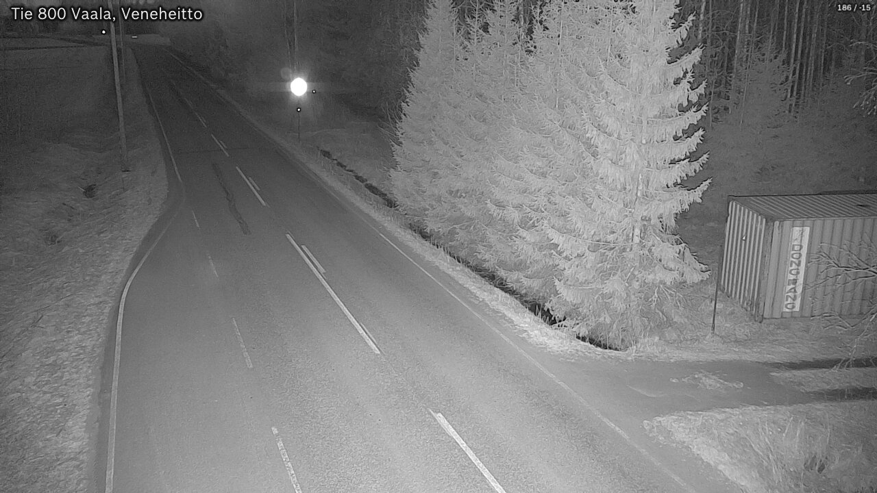Weather Camera Image Väg 800 Vaala, Veneheitto, Vaala, Pohjois-Pohjanmaa
