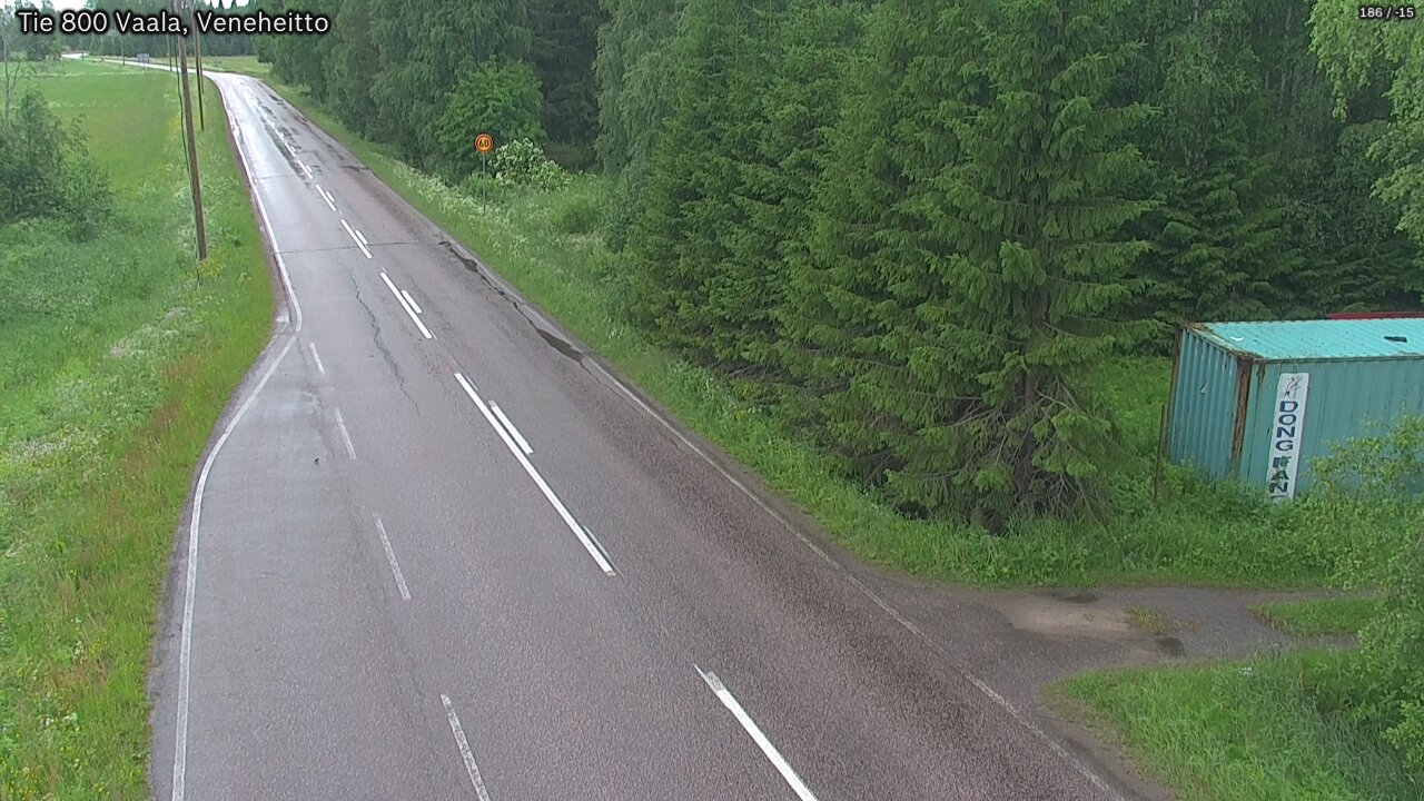 Kelikamerat Kuva Tie 800 Vaala, Veneheitto, Vaala, Pohjois-Pohjanmaa