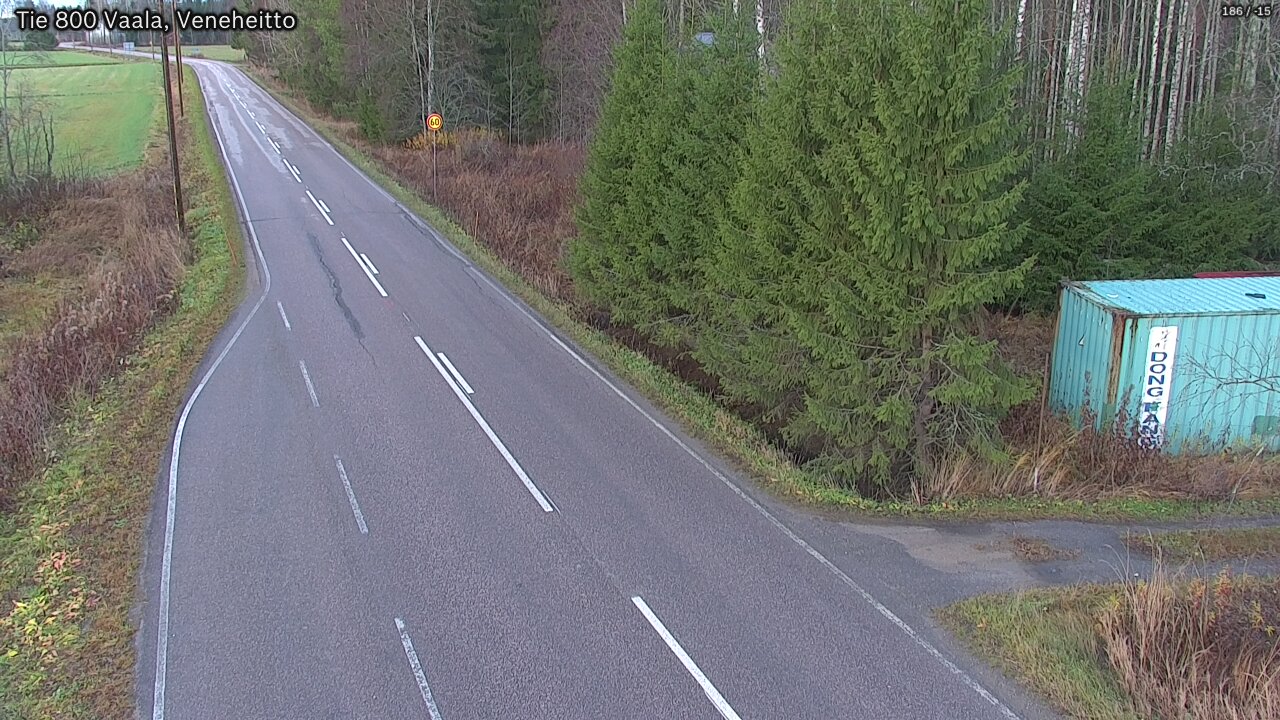 Kelikamerat Kuva Tie 800 Vaala, Veneheitto, Vaala, Pohjois-Pohjanmaa