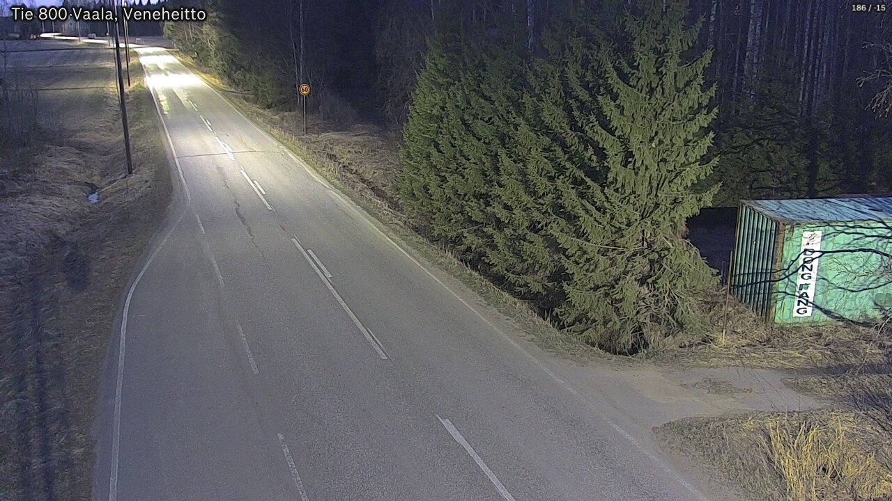 Kelikamerat Kuva Tie 800 Vaala, Veneheitto, Vaala, Pohjois-Pohjanmaa