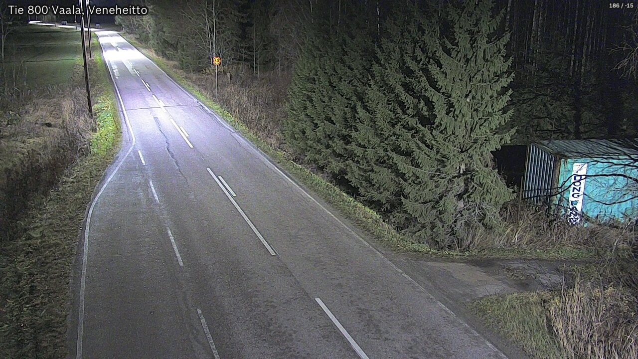 Kelikamerat Kuva Tie 800 Vaala, Veneheitto, Vaala, Pohjois-Pohjanmaa