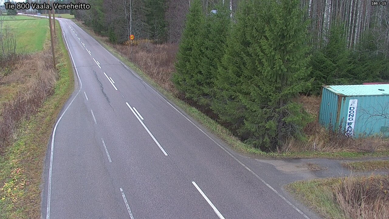 Kelikamerat Kuva Tie 800 Vaala, Veneheitto, Vaala, Pohjois-Pohjanmaa