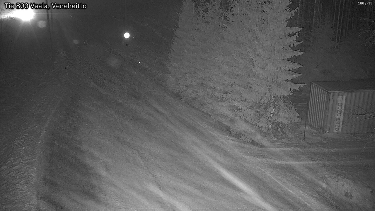Weather Camera Image Väg 800 Vaala, Veneheitto, Vaala, Pohjois-Pohjanmaa