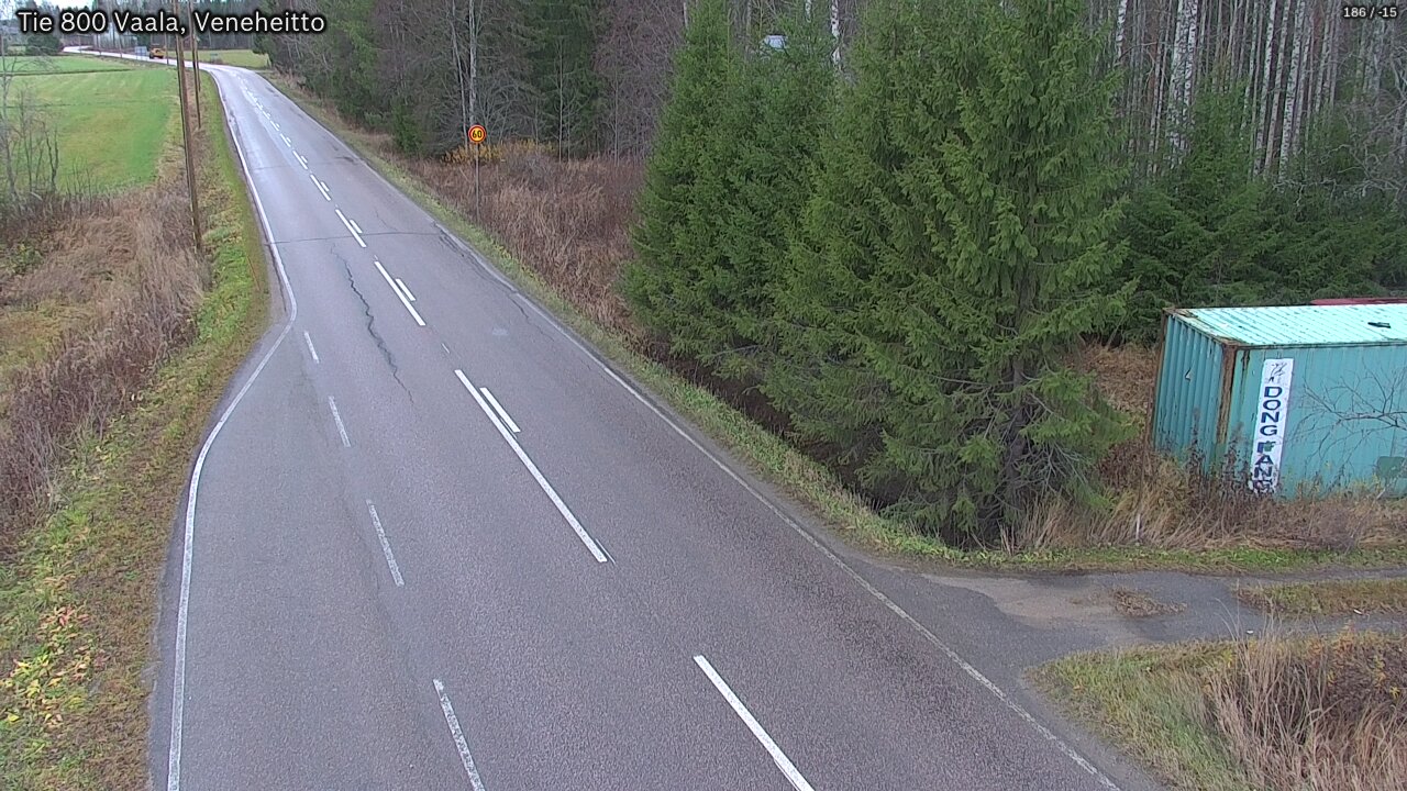 Kelikamerat Kuva Tie 800 Vaala, Veneheitto, Vaala, Pohjois-Pohjanmaa