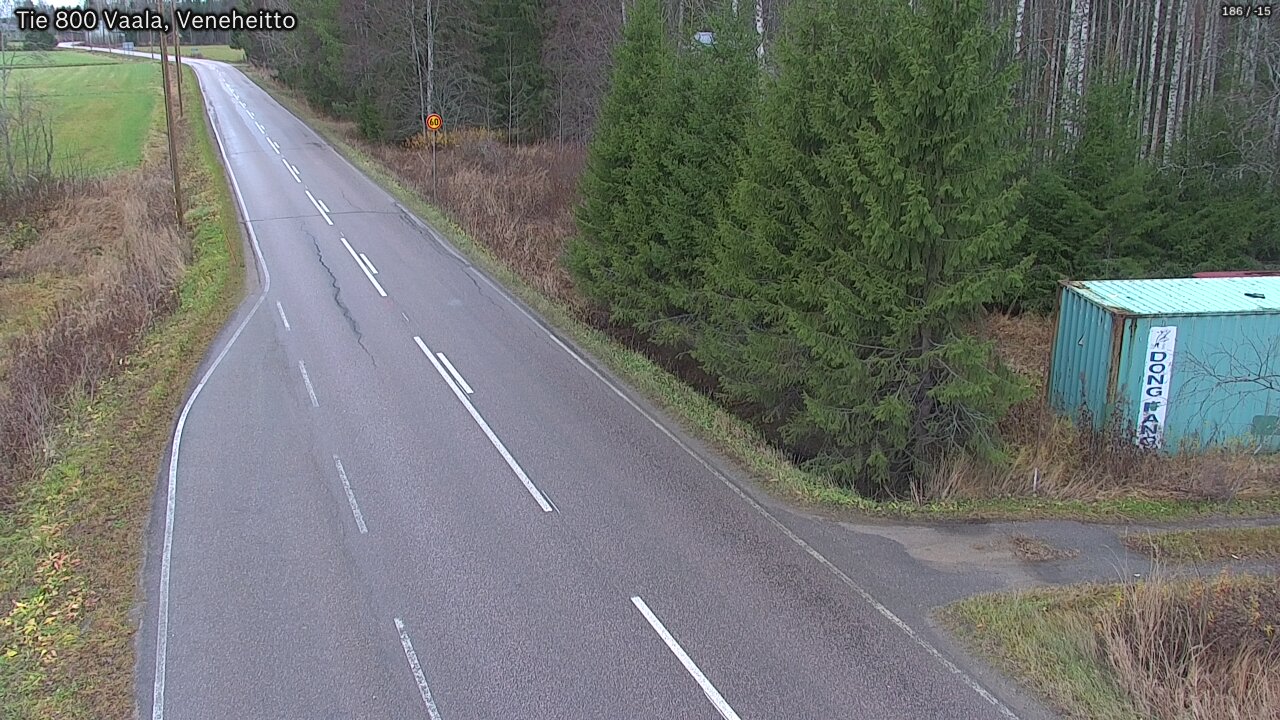 Weather Camera Image Väg 800 Vaala, Veneheitto, Vaala, Pohjois-Pohjanmaa