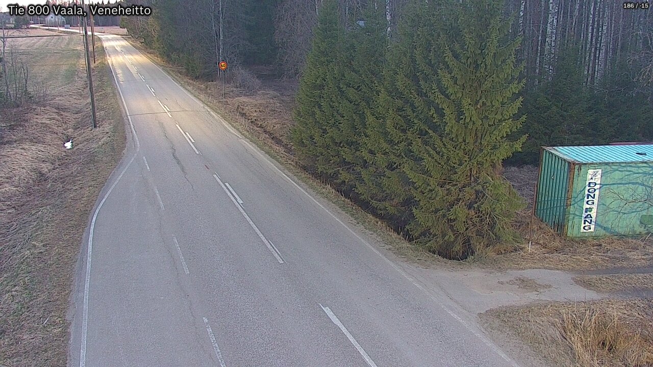 Kelikamerat Kuva Tie 800 Vaala, Veneheitto, Vaala, Pohjois-Pohjanmaa