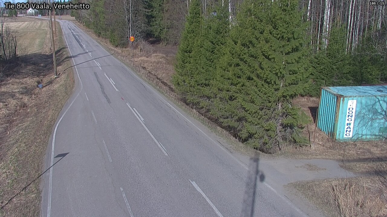 Kelikamerat Kuva Tie 800 Vaala, Veneheitto, Vaala, Pohjois-Pohjanmaa