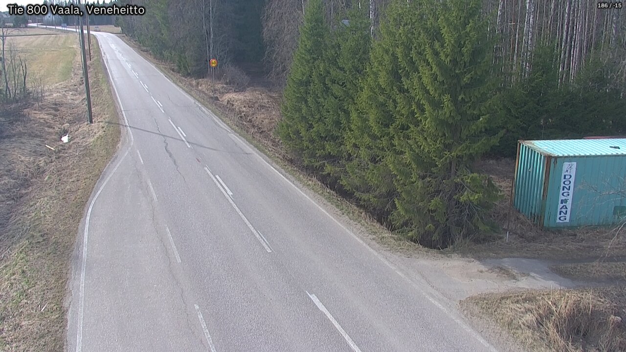 Kelikamerat Kuva Tie 800 Vaala, Veneheitto, Vaala, Pohjois-Pohjanmaa