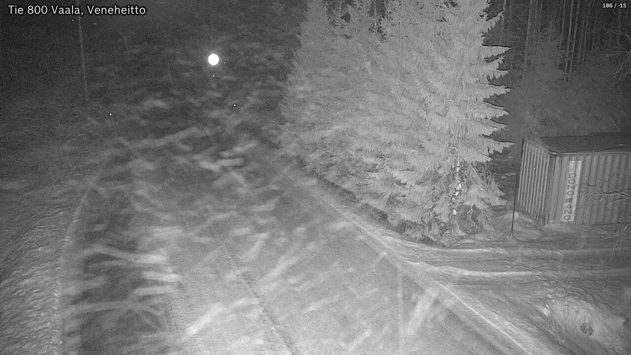 Weather Camera Image Väg 800 Vaala, Veneheitto, Vaala, Pohjois-Pohjanmaa