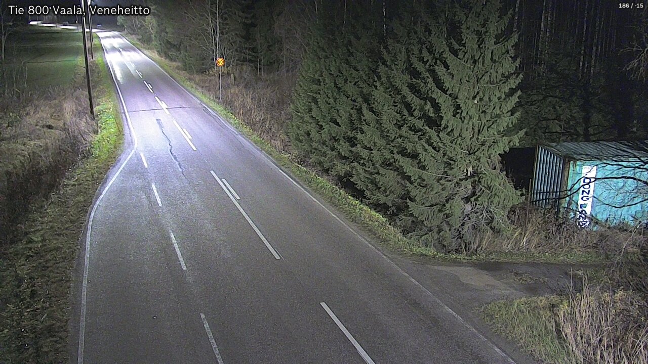 Kelikamerat Kuva Tie 800 Vaala, Veneheitto, Vaala, Pohjois-Pohjanmaa