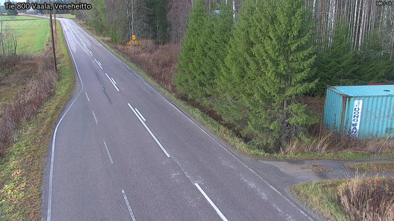 Kelikamerat Kuva Tie 800 Vaala, Veneheitto, Vaala, Pohjois-Pohjanmaa