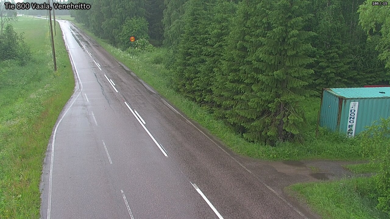 Kelikamerat Kuva Tie 800 Vaala, Veneheitto, Vaala, Pohjois-Pohjanmaa