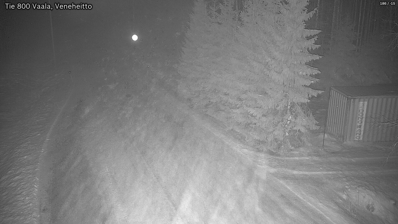 Weather Camera Image Väg 800 Vaala, Veneheitto, Vaala, Pohjois-Pohjanmaa