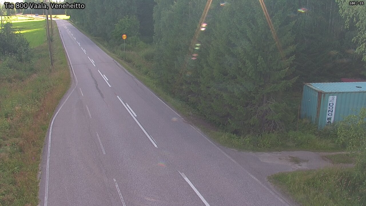 Kelikamerat Kuva Tie 800 Vaala, Veneheitto, Vaala, Pohjois-Pohjanmaa