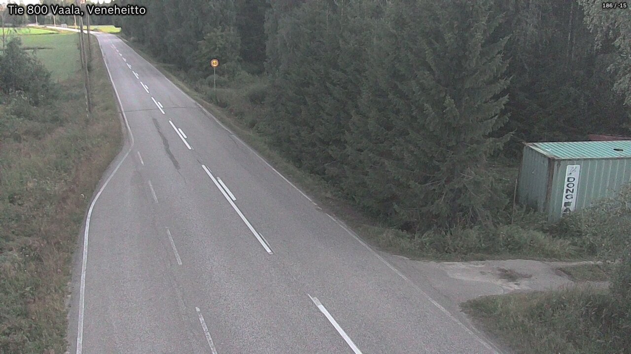 Kelikamerat Kuva Tie 800 Vaala, Veneheitto, Vaala, Pohjois-Pohjanmaa