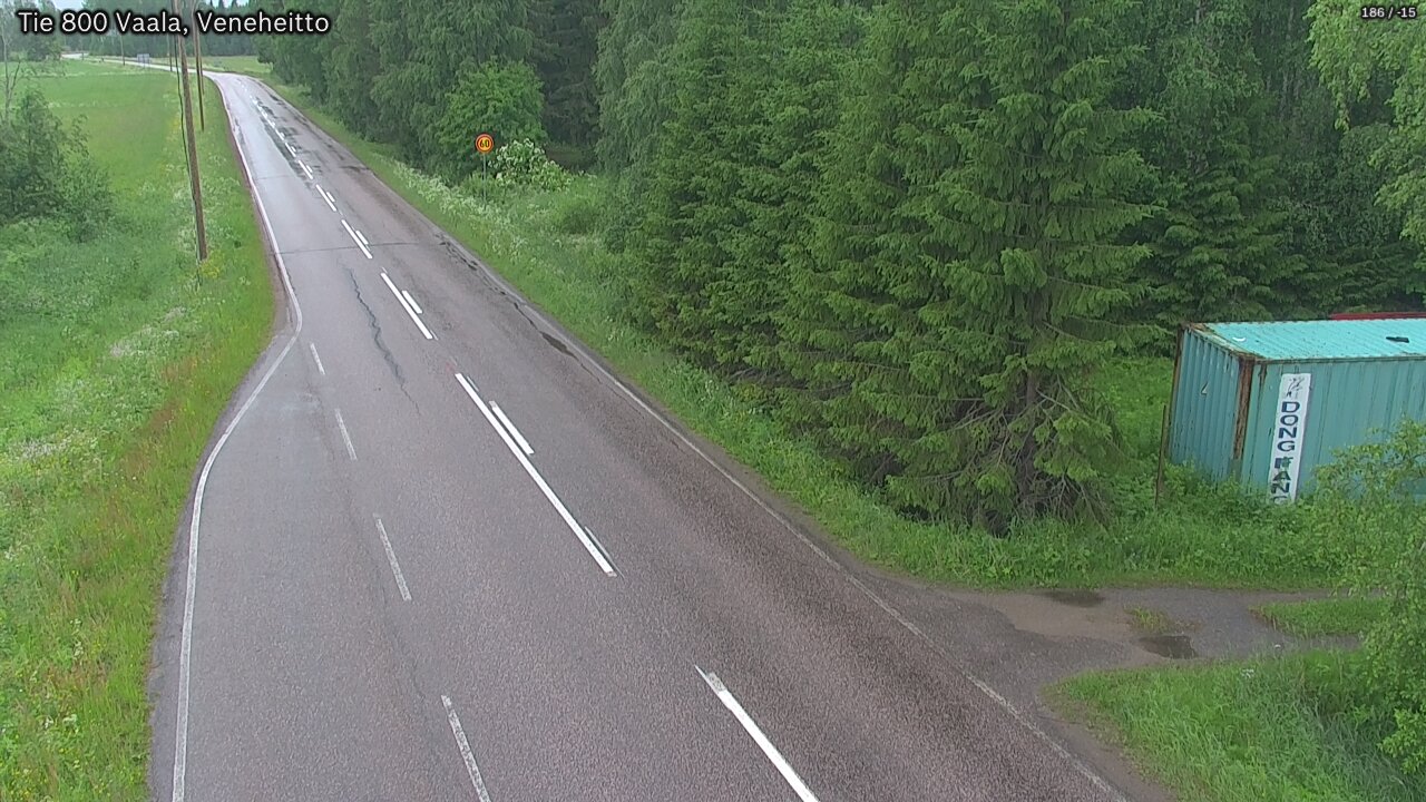 Kelikamerat Kuva Tie 800 Vaala, Veneheitto, Vaala, Pohjois-Pohjanmaa