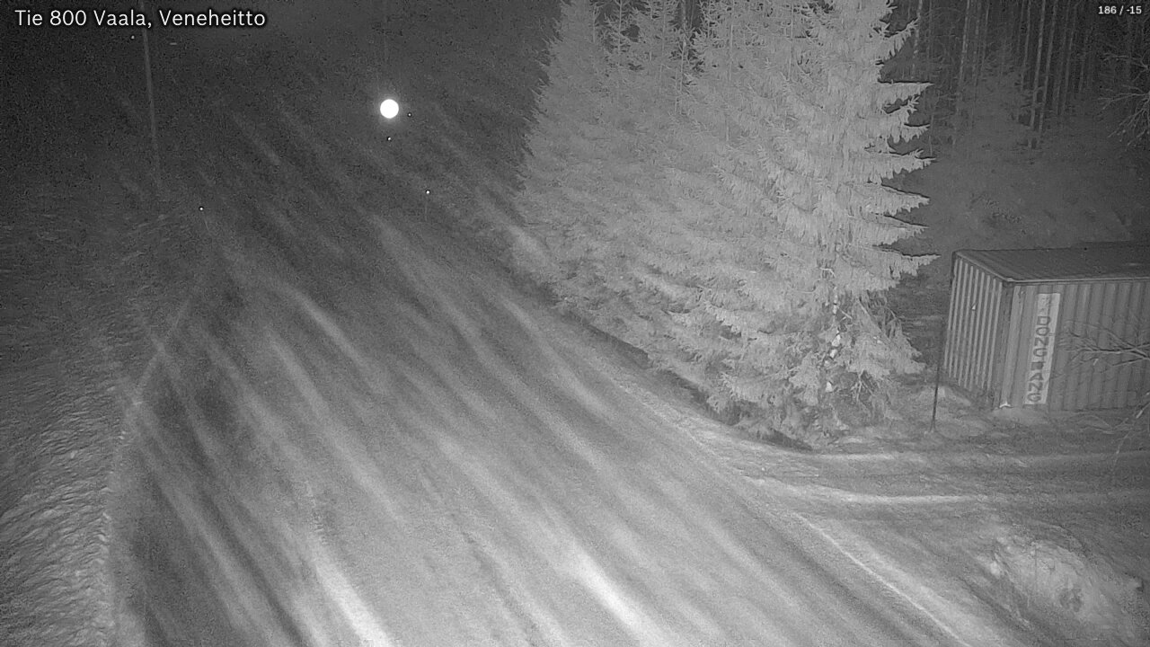 Weather Camera Image Väg 800 Vaala, Veneheitto, Vaala, Pohjois-Pohjanmaa